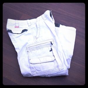 Utility pants  turn to short used